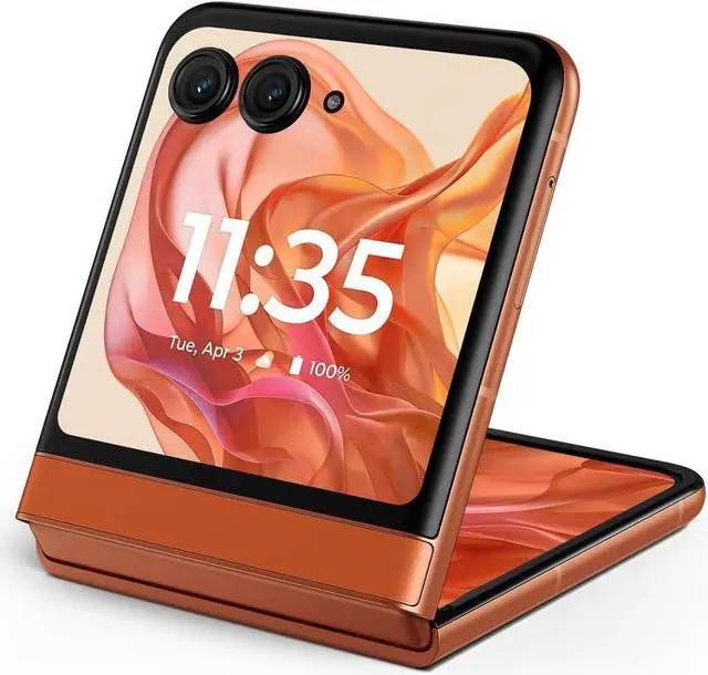 Alt view image 6 of 6 - Motorola razr | 2024 | Unlocked | Made for US 8/256GB | 50MP Camera | Spritz Orange
Smartphone Cell Phone
