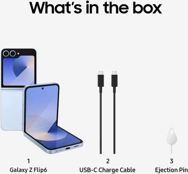 Alt view image 2 of 2 - SAMSUNG Galaxy Z Flip 6 AI Cell Phone, 256GB Unlocked Android Smartphone, FlexCam, Photo Assist, Camcorder Mode, Live Interpreter, Foldable Design, 2024