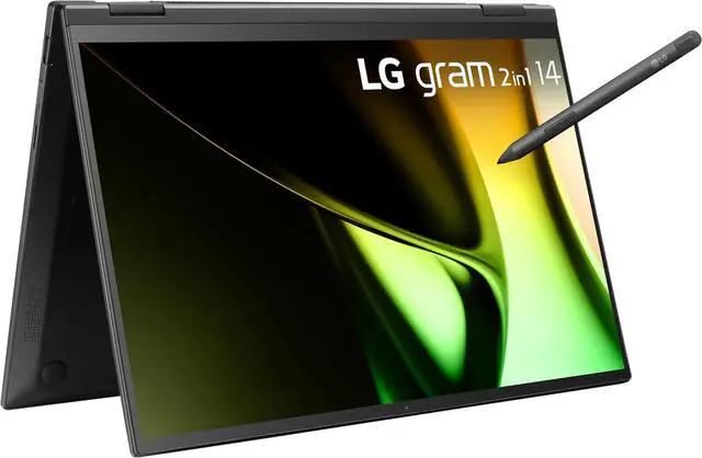 Alt view image 3 of 4 - LG gram 14-inch 2in1 Lightweight Laptop, Intel Evo Edition - AI-enabled Intel Core Ultra 7 Processor, Windows 11 Home, 32GB RAM, 2TB SSD, Touch IPS Display, Black