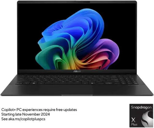 Alt view image 2 of 5 - ASUS - Vivobook S 15 15" 3K OLED Laptop - Copilot+ PC - Qualcomm Snapdragon X Plus - 16GB Memory - 512GB SSD - Neutral Black Q5507QA-S15.X1P512
