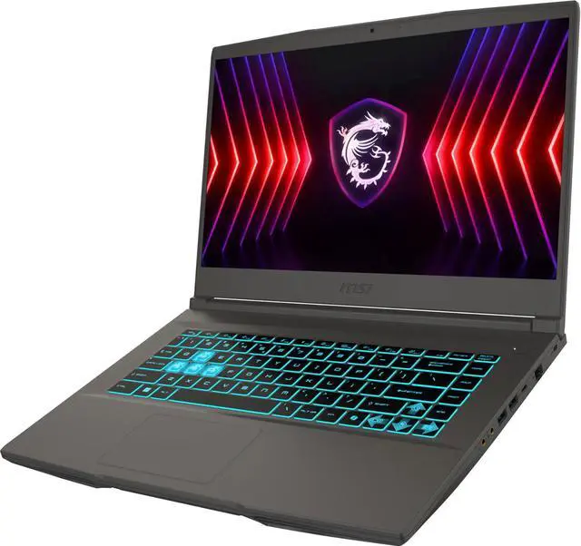 Alt view image 4 of 5 - MSI - THIN 15 15.6" 144Hz FHD Gaming Laptop-Intel Core i5-13420H - 16GB Memory - GeForce RTX 4050 - 512GB SSD - Black