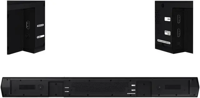 Alt view image 5 of 5 - Samsung HW-B73CD/ZA 5.1 Channel Soundbar with DTS Virtual:X and Wireless Subwoofer