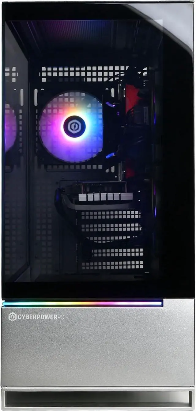 Alt view image 2 of 5 - CyberPowerPC Gamer Xtreme VR Gaming PC, Intel Core i5-13400F 2.5GHz, GeForce RTX 4060 8GB, 16GB DDR5, 1TB PCIe Gen4 SSD, WiFi Ready & Windows 11 Home (GXiVR8060A24)
