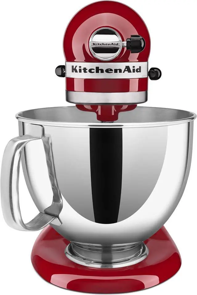 Alt view image 2 of 3 - KitchenAid KSM150FEER Value Bundle Artisan 5 Quart Stand Mixer, Empire Red