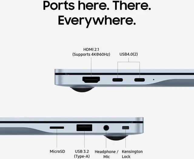 Alt view image 6 of 7 - SAMSUNG 15 Galaxy AI Book4 Edge PC Laptop Computer, Snapdragon X Plus Processor, Live Captions, FHD LED Anti-Glare Display, Long-Lasting Battery, 2024 Version, NP750XQA-KB2US