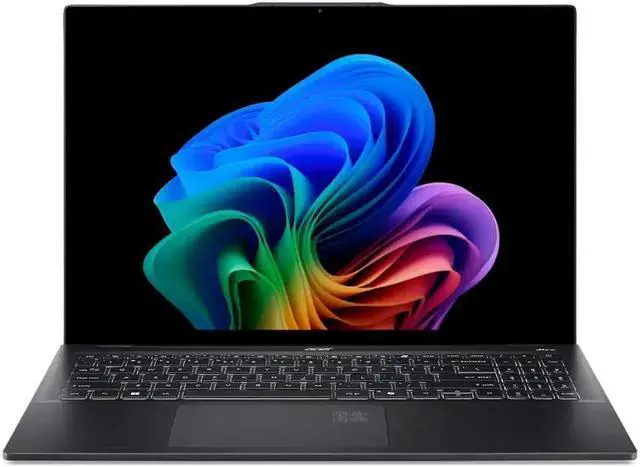 Main image of Acer - Swift 16 AI - 16" 3K OLED Touch Laptop - Copilot+ PC  Intel Core Ultra 7 Series 2  16GB Memory  1TB SSD - Ice Black