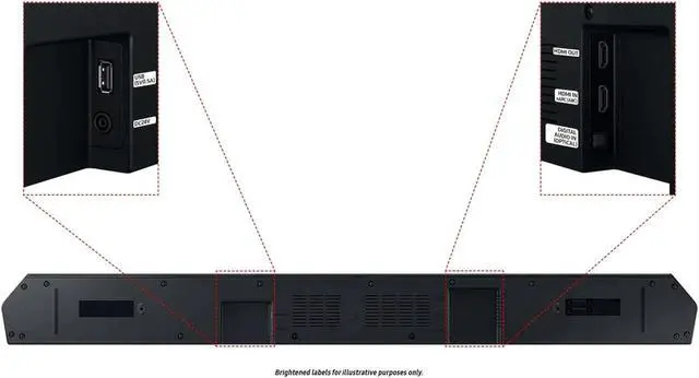 Alt view image 4 of 4 - SAMSUNG Q-series 3.1ch. Dolby ATMOS Soundbar with Q-Symphony HW-Q6CC