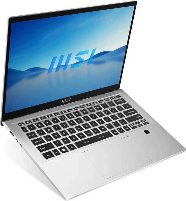 Alt view image 2 of 6 - MSI Prestige 14 EVO 14 FHD+ Business Laptop: Intel Core i7-13620H, Intel Iris Xe, 32GB DDR5, 1TB NVMe SSD, Type-C, Thunderbolt 4, Win 11 Pro: Urban Silver B13M-634US