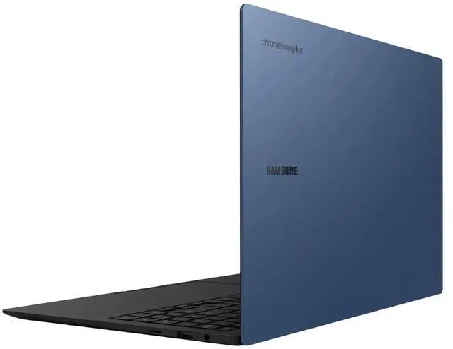 Alt view image 2 of 10 - Samsung - Galaxy Chromebook Plus 15.6 with Google AI - AMOLED display  Intel Core 3  8GB Memory  256GB Storage - Neptune Blue