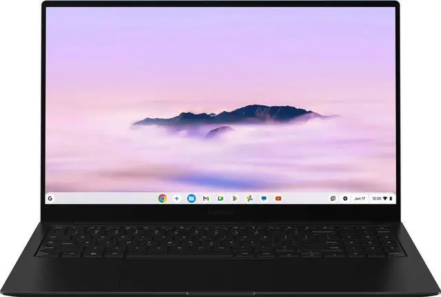 Main image of Samsung - Galaxy Chromebook Plus 15.6 with Google AI - AMOLED display  Intel Core 3  8GB Memory  256GB Storage - Neptune Blue