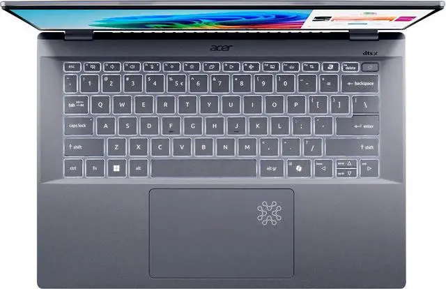 Alt view image 4 of 6 - Acer - Swift 14 AI - Copilot+ PC - 14.5" 2.5K 120Hz Touch-Screen  Snapdragon X Elite  16GB Memory  1TB SSD - Steel Gray
