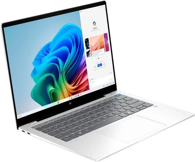 Alt view image 4 of 4 - HP - OmniBook X - Copilot+ PC - 14" 2.2K Touch-Screen Laptop - Snapdragon X Plus - 16GB Memory - 512GB SSD - Glacier Silver