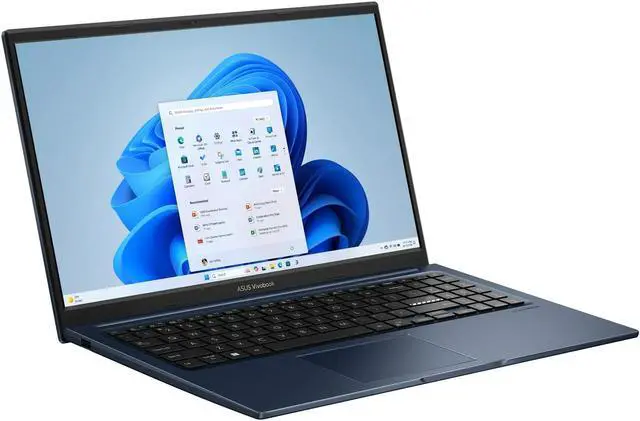 Alt view image 2 of 5 - ASUS Vivobook 15.6 inch Windows Laptop Intel Core i5-1235U 8GB RAM 256GB SSD Quiet Blue Notebook