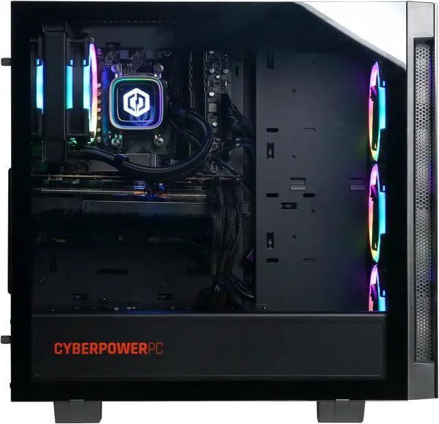 Alt view image 5 of 5 - CyberPowerPC Gamer Supreme Gaming Desktop, AMD Ryzen 7 8700F, 32GB, AMD Radeon RX 7800 XT 16GB, 2TB SSD, Black, SLC7100WST