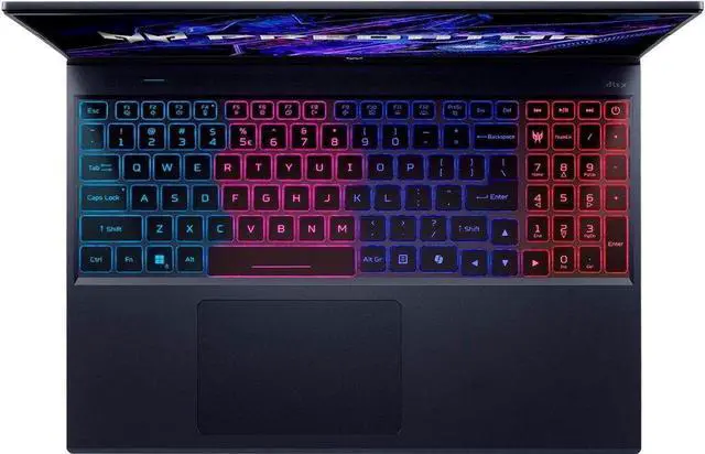 Alt view image 4 of 6 - Acer - Predator Helios Neo 16 WUXGA IPS Gaming Laptop- Intel Core i9-14900HX- NVIDIA GeForce RTX 4060-16GB DDR5-1TB SSD - Abyssal Black