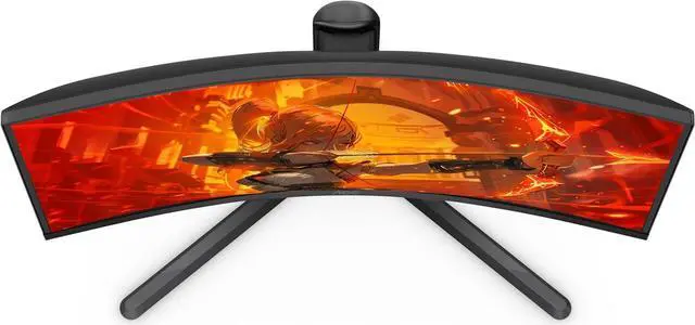 Alt view image 6 of 6 - AOC CQ27G4H 27" Curved Gaming Monitor, QHD 2K 2560x1440, 1500R VA, 180Hz 0.5ms, AMD FreeSync Premium, Height Adjustable Stand, Xbox PS5 Switch Compatiable, 3-Year Zero-Bright-dot