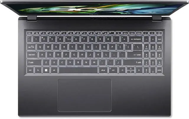 Alt view image 3 of 5 - Acer Aspire 5 15 Slim Laptop | 15.6" FHD IPS Touch 1920 x 1080 | Intel Core i7-1355U | Intel Iris Xe Graphics | 16GB LPDDR5 | 512GB Gen 4 SSD | Wi-Fi 6E 802.11ax | Backlit Keyboard |