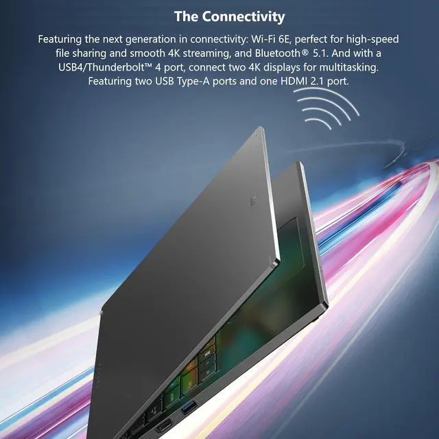 Alt view image 2 of 5 - Acer Aspire 5 15 Slim Laptop | 15.6" FHD IPS Touch 1920 x 1080 | Intel Core i7-1355U | Intel Iris Xe Graphics | 16GB LPDDR5 | 512GB Gen 4 SSD | Wi-Fi 6E 802.11ax | Backlit Keyboard |