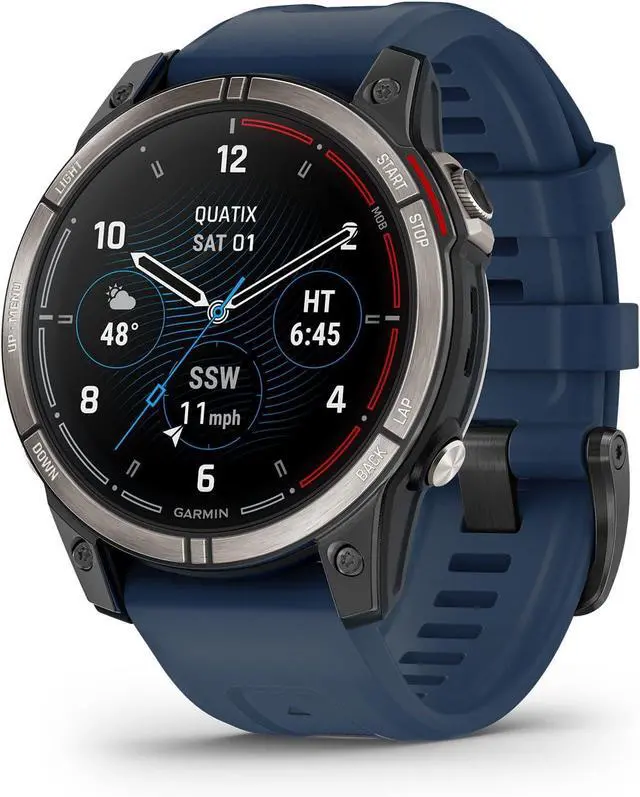 Main image of Garmin quatix® 7 Pro Premium GPS Marine Smartwatch with AMOLED Display, LED Flashlight, Sailing and Watersport Activities, Fish Forecast and Trolling Motor Control