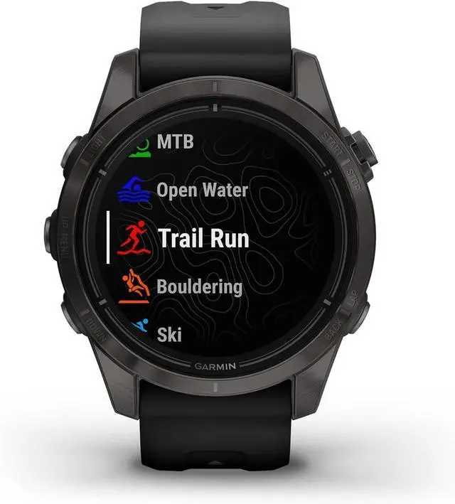 Main image of Garmin epix Pro (Gen 2) Sapphire Edition, 42mm, High Performance Smartwatch, Advanced Training Technology, Built-in Flashlight, Black