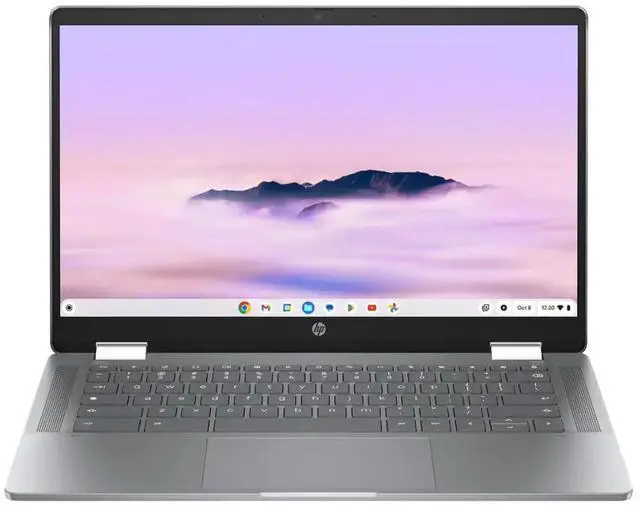 Alt view image 2 of 4 - HP - 14" 2-in-1 Full HD Touch-Screen Chromebook Plus Laptop with Google AI - Intel Core i3 - 8GB Memory - 256GB UFS - Meteor Silver