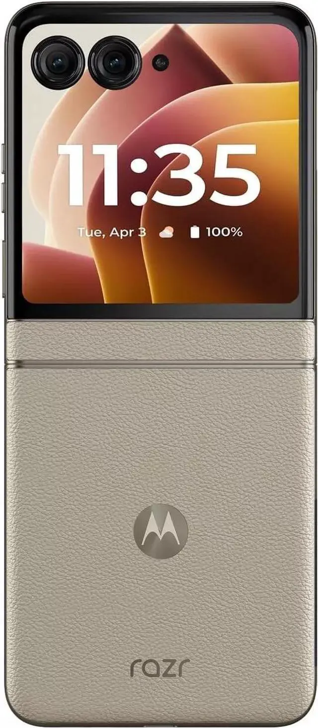 Main image of Motorola razr | 2024 | Unlocked | Made for US 8/256GB | 50MP Camera | Beach Sand Unlocked Smartphone Cell