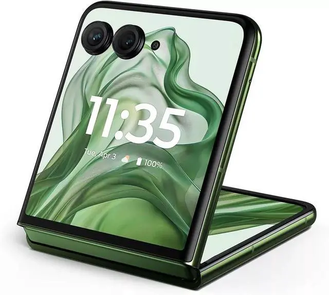 Main image of Motorola razr+ | 2024 | Unlocked | Made for US 12/256 | 50MP Camera | Spring Green
Smartphone Cell Phone