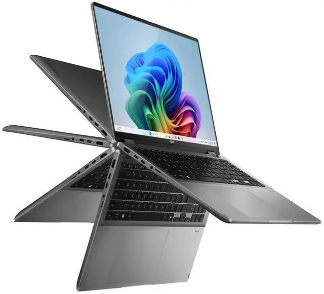 Alt view image 6 of 7 - ASUS Vivobook 16" OLED Touchscreen Flip Copilot+ PC - Intel EVO Edition Powered by Intel Core Ultra 7 Series 2 Processor - 1TB SSD - Windows 11 32GB RAM