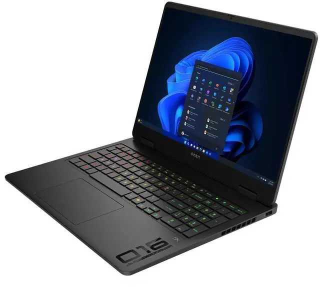 Alt view image 2 of 4 - HP OMEN 16" 2K 165Hz Windows Slim Gaming Laptop Intel Core Ultra 5 225H Nvidia RTX 5050 16GB RAM 1TB SSD Shadow Black C0SX3UA#ABA
