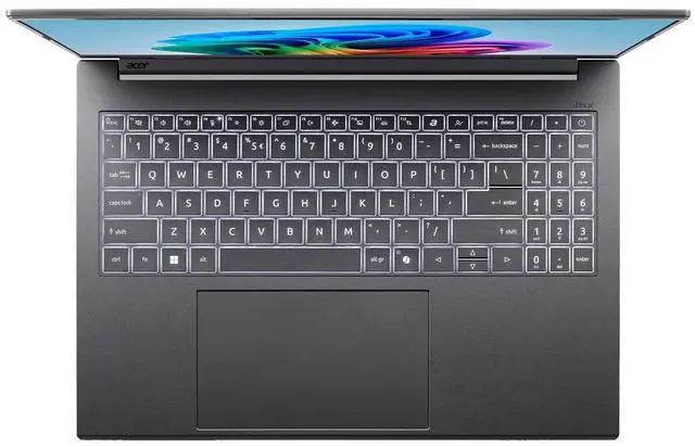 Alt view image 4 of 6 - Acer Aspire 16" AI Copilot+ PC Touchscreen Laptop  Snapdragon X X1-26-100  WUXGA (1920 x 1200)  16GB RAM  1TB SSD - Windows 11 Home  Steel Gray