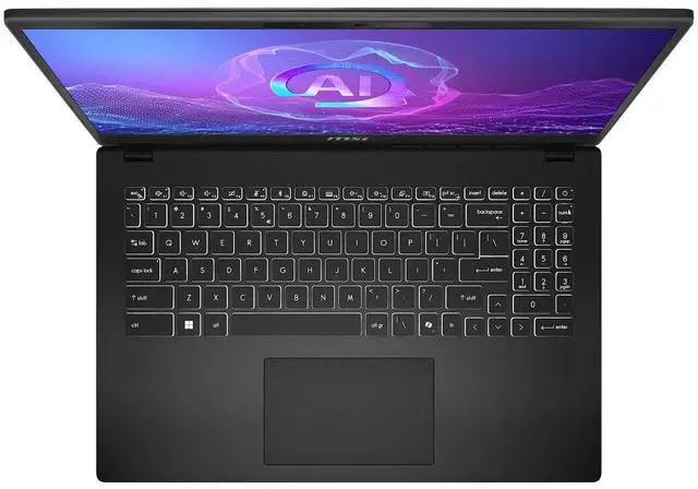 Alt view image 3 of 5 - MSI Modern 15H 15.6" Touchscreen Laptop - Intel Core Ultra 9 285H - 1920x1080 - 1TB SSD - 32GB RAM - Windows 11