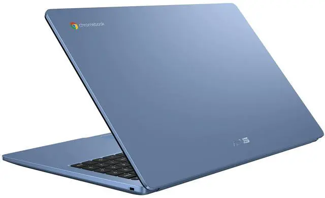 Alt view image 2 of 4 - ASUS CX15 15.6 inch FHD IPS Chromebook Laptop Intel Celeron N4500 4GB RAM 128GB eMMC Fabric Blue