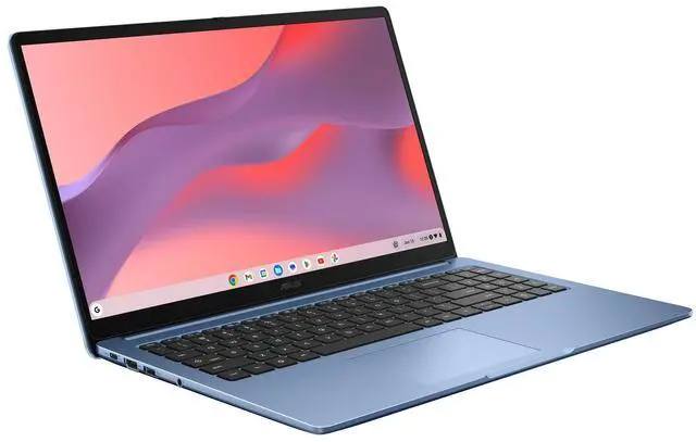 Main image of ASUS CX15 15.6 inch FHD IPS Chromebook Laptop Intel Celeron N4500 4GB RAM 128GB eMMC Fabric Blue