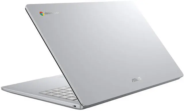 Alt view image 2 of 4 - ASUS CX15 15.6 inch FHD IPS Chromebook Laptop Intel Celeron N4500 4GB RAM 128GB eMMC Pure Gray