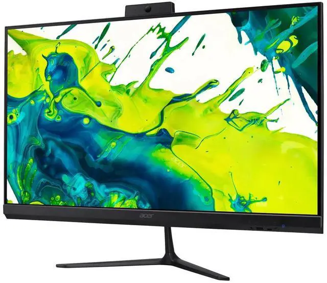 Alt view image 2 of 6 - Acer Aspire 27" All-in-One Desktop  AMD Ryzen 7 5825U - FHD 120Hz (1920 x 1080) - 16GB RAM - 1TB SSD - Windows 11 Home