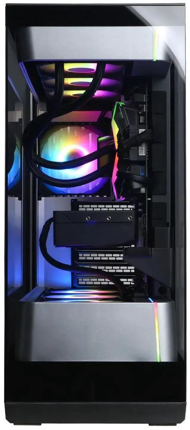 Alt view image 2 of 5 - CyberpowerPC Gamer Supreme Liquid Cooled  AMD Ryzen 9 9900X3D 4.4GHz  Nvidia GeForce RTX 5070 Ti, 16GB  Windows 11