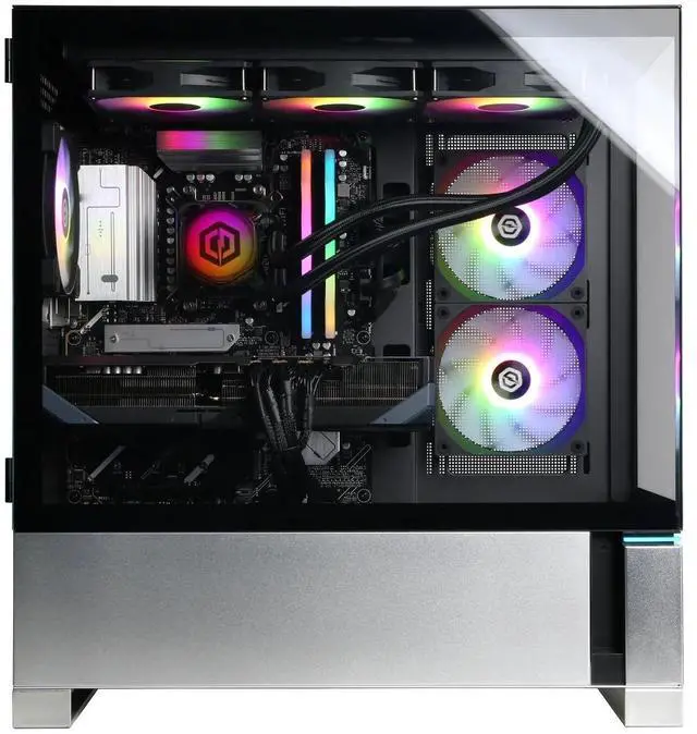 Alt view image 5 of 5 - CyberpowerPC Gamer Supreme Liquid Cooled - AMD Ryzen 7 9800X3D 4.7GHz - Radeon RX 9070 XT, 16GB - Windows 11