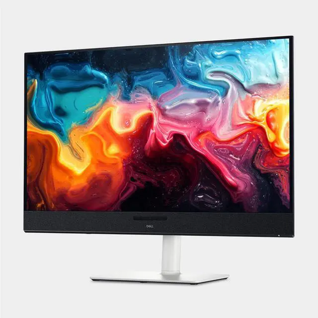 Alt view image 3 of 5 - Dell 32 Plus 4K QD-OLED Monitor S3225QC - 31.6-inch (3840 x 2160) 120Hz 0.03ms Display, AI-Enhanced 3D Spatial Audio, Height/Tilt/Swivel/Slant Adjustment - Ash White