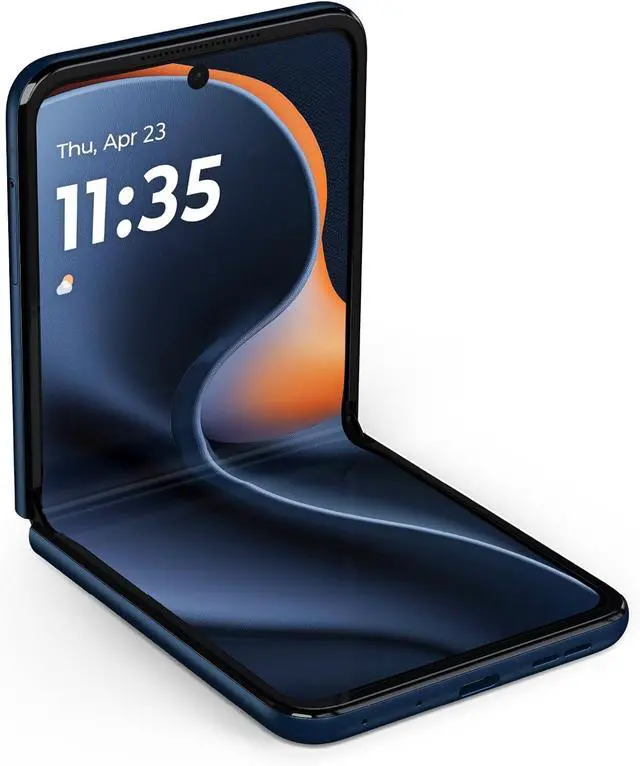 Alt view image 4 of 5 - Motorola Razr 2025 | Unlocked | Made for US 8/256GB | 50MP Camera | Pantone Gibraltar Sea