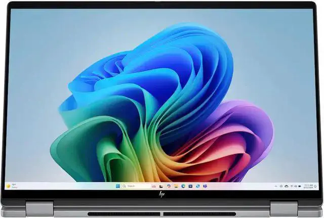 Alt view image 5 of 5 - HP - OmniBook X Flip 2-in-1 - Copilot+ PC - 16" 2K Touch-Screen Laptop - AMD Ryzen AI 5 - 16GB Memory - 512GB SSD - Meteor Silver