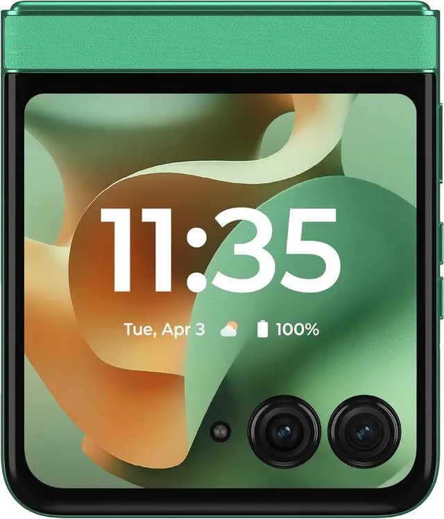 Alt view image 3 of 6 - Motorola Razr 2025 | Unlocked | Made for US 8/256GB | 50MP Camera | Pantone Spring Bud