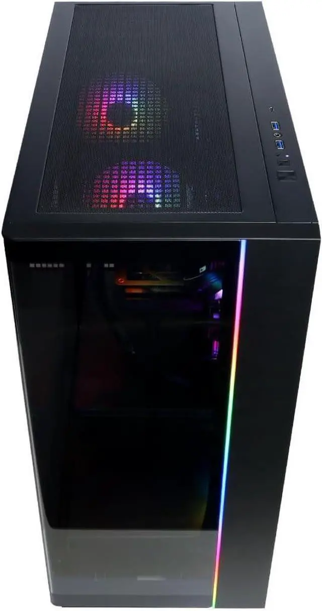 Alt view image 2 of 5 - CyberPowerPC Gamer Master Gaming PC, AMD Ryzen 7 8700F 4.1GHz, GeForce RTX 5060 Ti 8GB, 16GB DDR5, 1TB PCIe 4.0 SSD, WiFi Ready & Windows 11 Home (GMA2900A2)