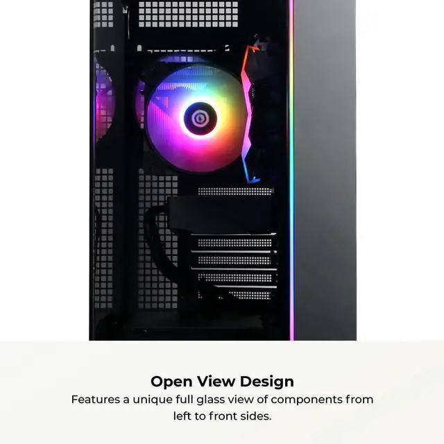 Alt view image 4 of 5 - CyberPowerPC Gamer Master Gaming PC, AMD Ryzen 7 8700F 4.1GHz, GeForce RTX 5060 Ti 8GB, 16GB DDR5, 1TB PCIe 4.0 SSD, WiFi Ready & Windows 11 Home (GMA2900A2)