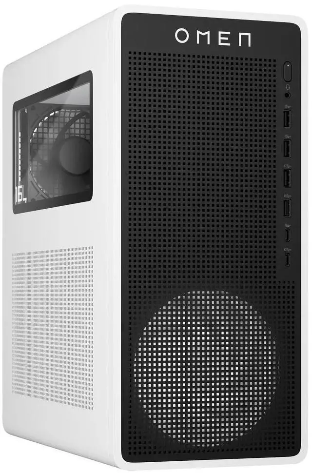 Main image of HP OMEN 16L Gaming Desktop PC - AMD Ryzen 7 8700F - NVIDIA GeForce RTX 5060 - 32GB Memory - 1TB SSD - Windows 11 Home