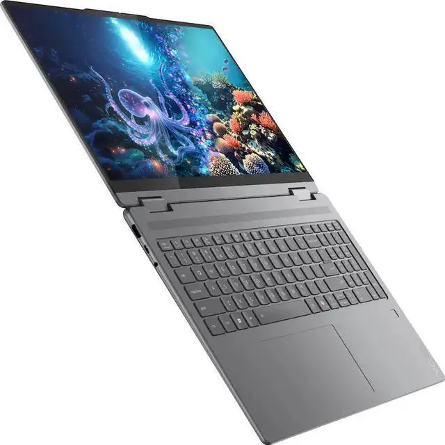 Main image of Lenovo - Yoga 7i 2-in-1 - Copilot+ PC - 16" 2K Touchscreen Laptop - Intel Core Ultra 5 Processor - 16GB Memory - 512GB SSD - Luna Grey