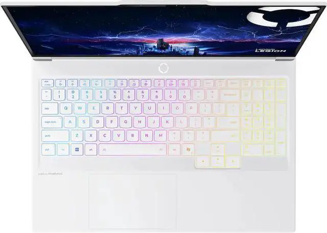 Alt view image 2 of 5 - Lenovo - Legion 7i 16" 2.5k OLED Gaming Laptop - Intel Core Ultra 9 275HX - 32GB Memory - NVIDIA GeForce RTX 5070 - 1TB SSD - Glacier White