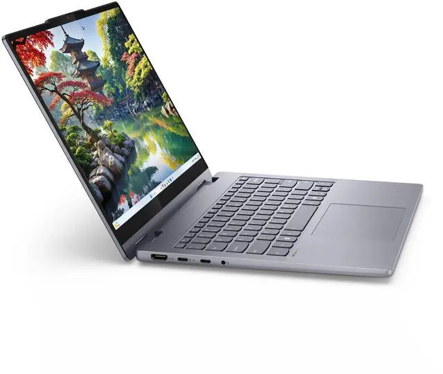 Alt view image 3 of 6 - Lenovo IdeaPad 5i 2-in-1 14" WUXGA Touchscreen Intel Core Ultra 5 AI 8GB Ram 512 SSD Luna Grey Windows 11 83KR0047US