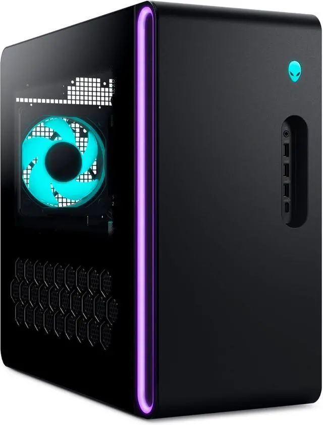 Main image of Alienware Aurora Gaming Desktop ACT1250 - Intel Core Ultra 7 265KF Processor, Liquid Cooled, NVIDIA GeForce RTX 5070, 32GB DDR5 RAM, 2TB SSD, 1000W Platinum Rated PSU, Win 11 Home - Clear Panel