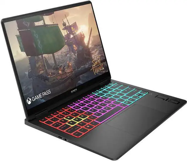 Alt view image 5 of 5 - HP OMEN - Transcend 14" 120Hz 3K OLED Gaming Laptop - Intel Core Ultra 7-255H - 32GB Memory - NVIDIA GeForce RTX 5060 - 1TB SSD - Shadow Black