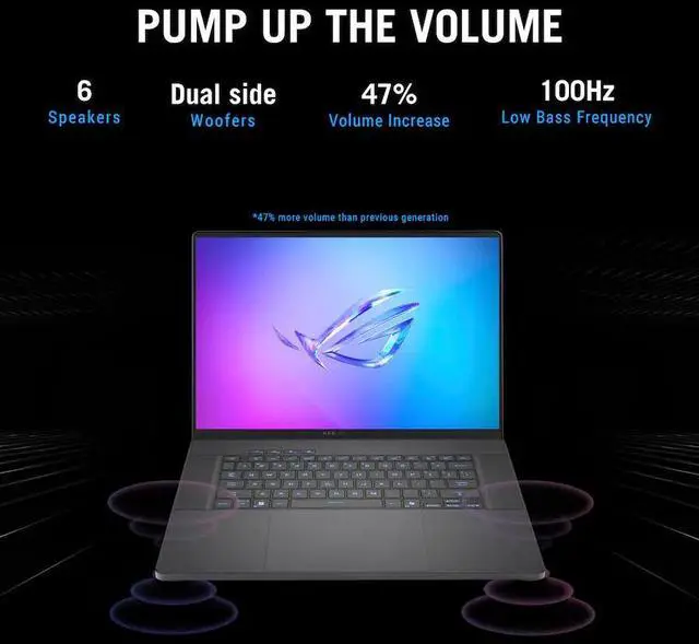 Alt view image 3 of 5 - ASUS - ROG Zephyrus G16 16" 2.5K OLED 240Hz Gaming Laptop - Intel Core Ultra 9 285H - 16GB RAM - NVIDIA RTX 5070 - 1TB SSD - Eclipse Gray